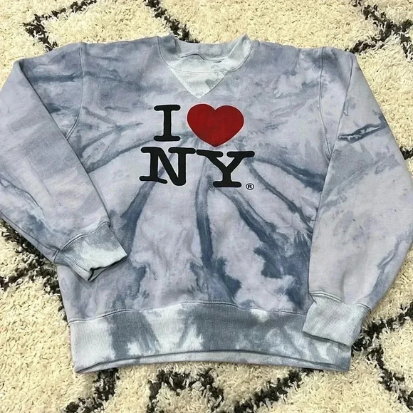(13)I LOVE NY  Crewneck - Picture 1 of 5